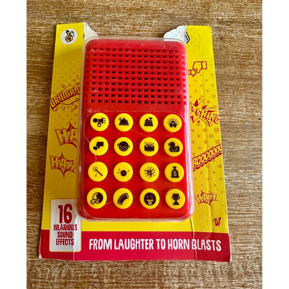 WonderFun 16 Hilarious Sound Effects Machine Red Portable Prank Toy KN-006 - Picture 2 of 5